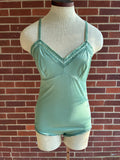 sage green vintage body suit